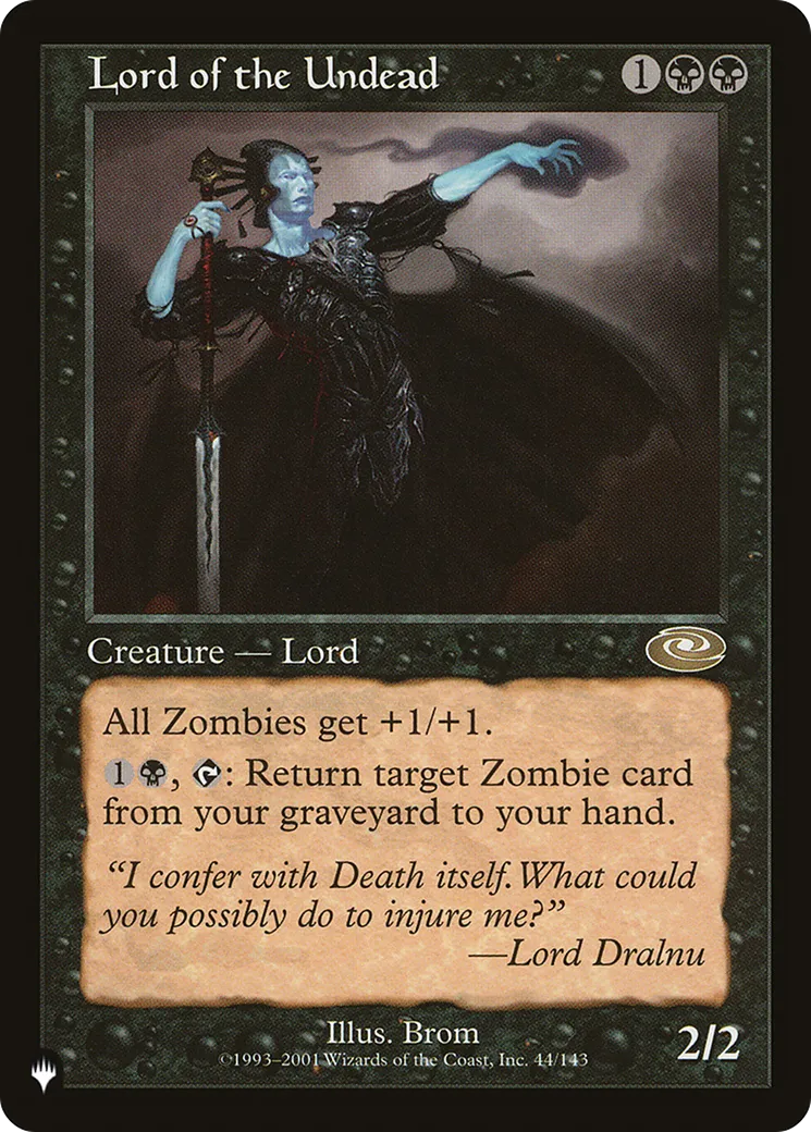 Seigneur des mort-vivants — The List — Magic: The Gathering