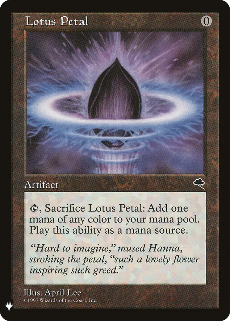 Pétale de lotus — The List — Magic: The Gathering