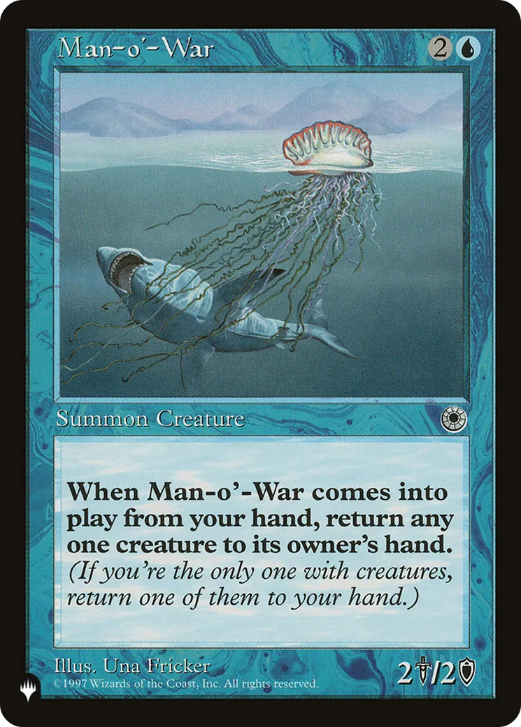 Man-o'-War from The List - Magic: The Gathering