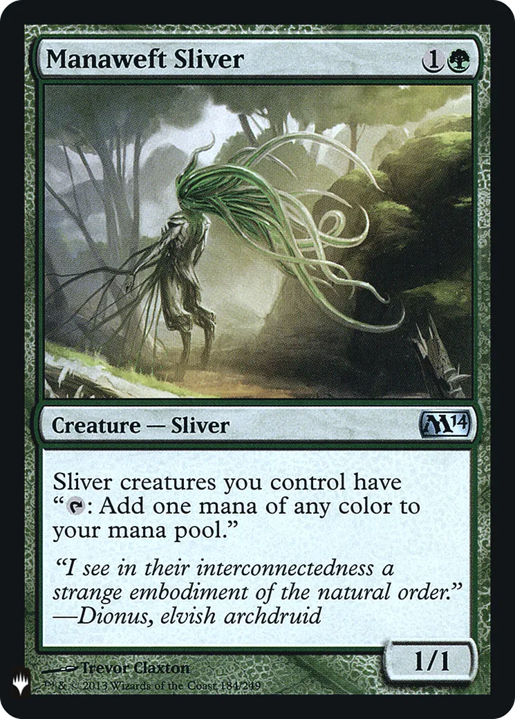 Manaweft Sliver — The List — Magic: The Gathering