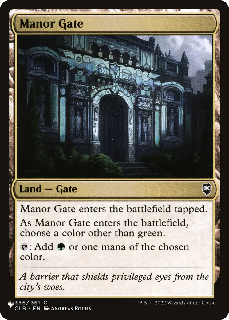 Porte des Manoirs — The List — Magic: The Gathering
