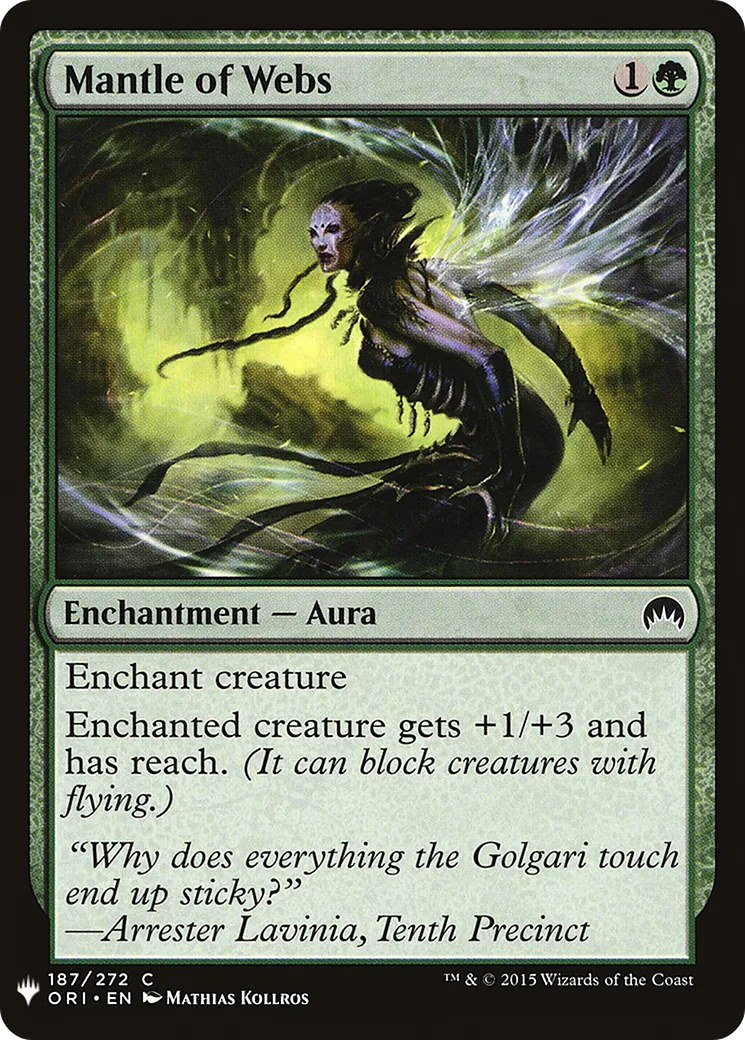 Manteau de toiles — The List — Magic: The Gathering