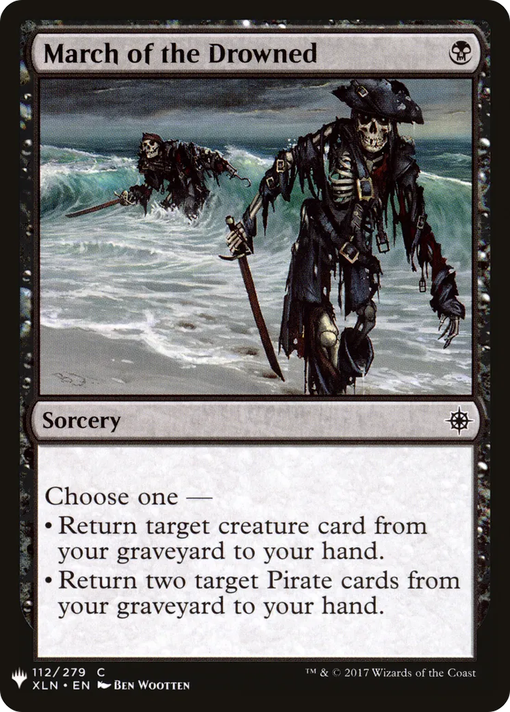Marche des noyés — The List — Magic: The Gathering