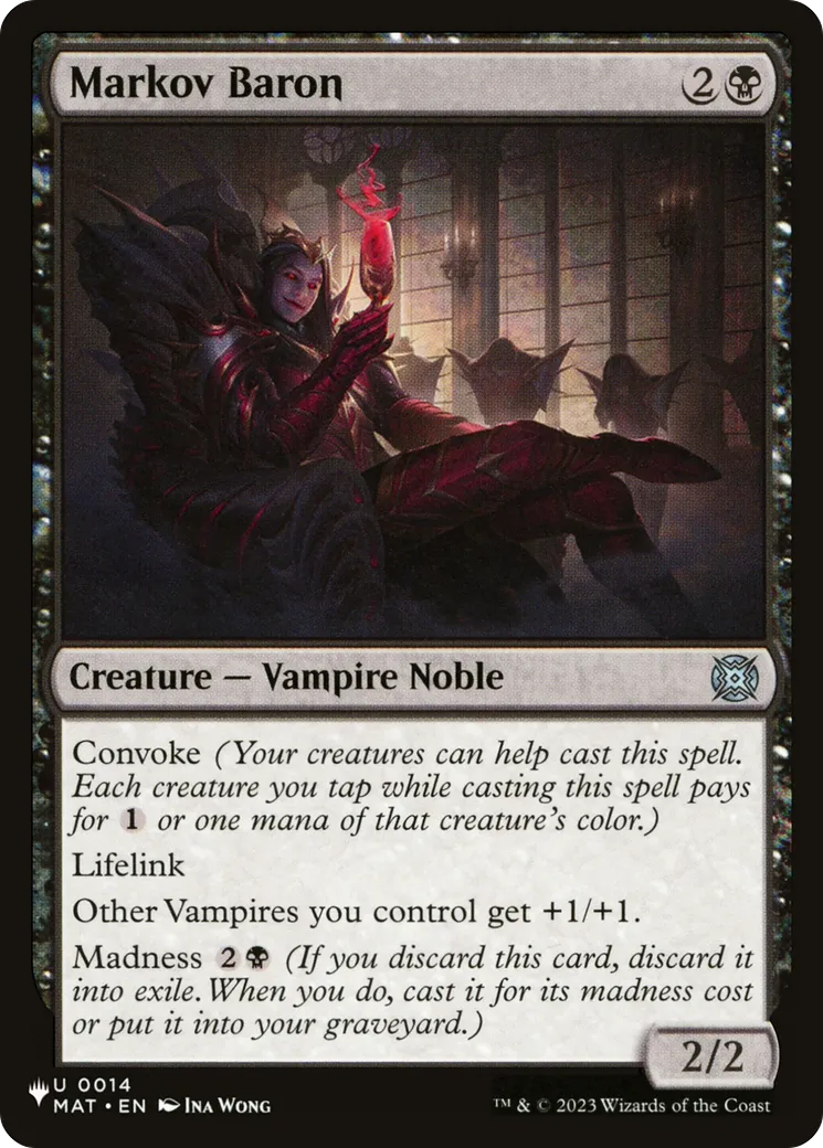 Markov Baron — The List — Magic: The Gathering