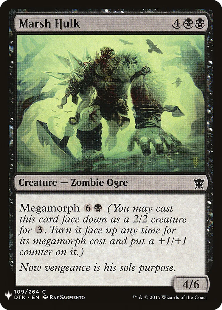 Carcasse des marécages — The List — Magic: The Gathering