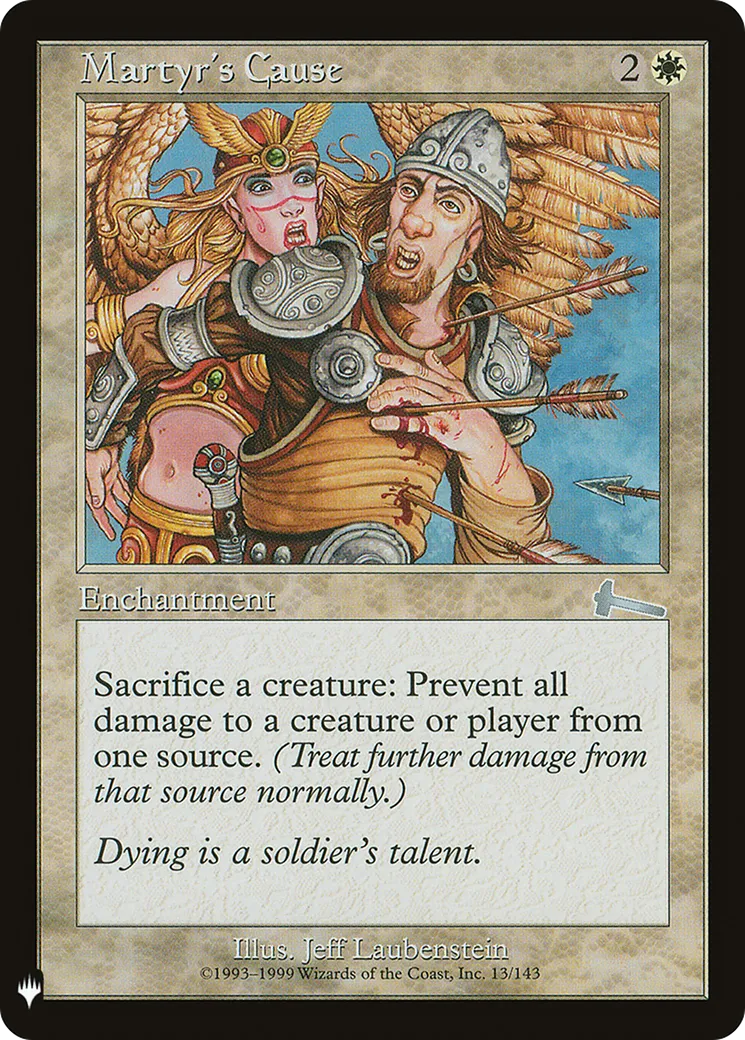 Martyr's Cause — The List — Magic: The Gathering
