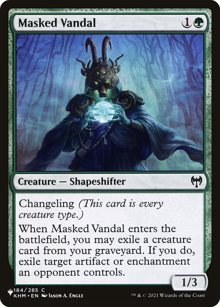 Masked Vandal — The List — Magic: The Gathering