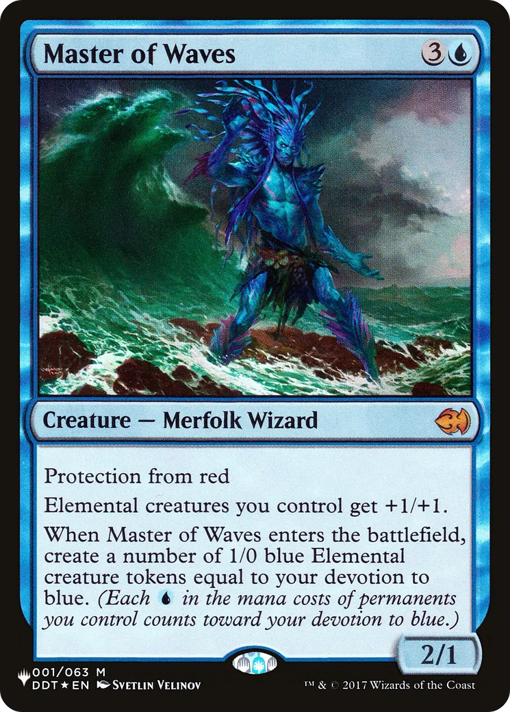 Master of Waves — The List — Magic: The Gathering