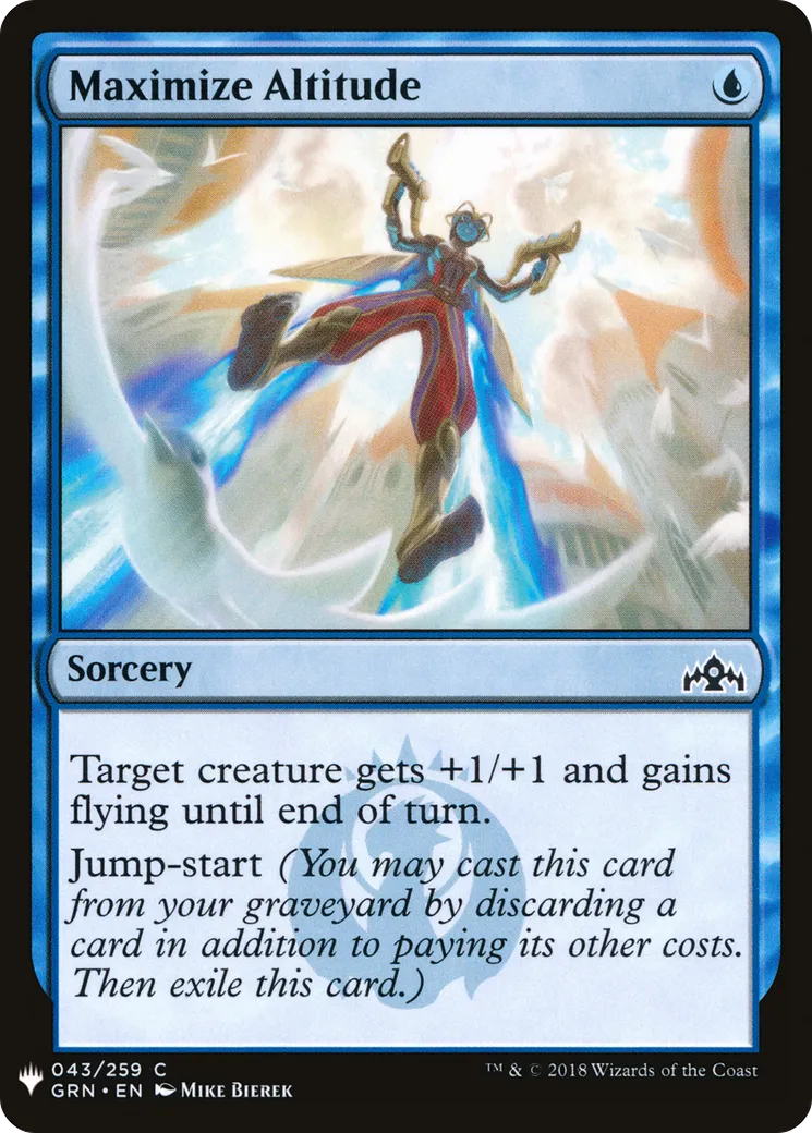 Optimisation de l'altitude — The List — Magic: The Gathering