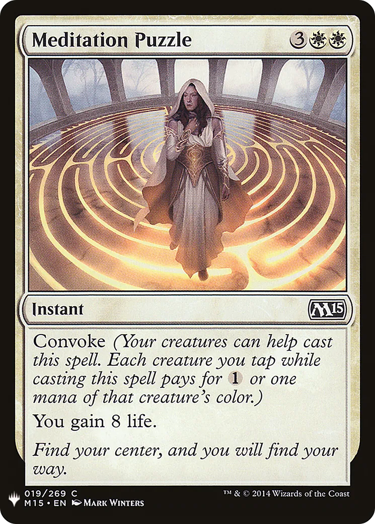 Casse-tête de méditation — The List — Magic: The Gathering