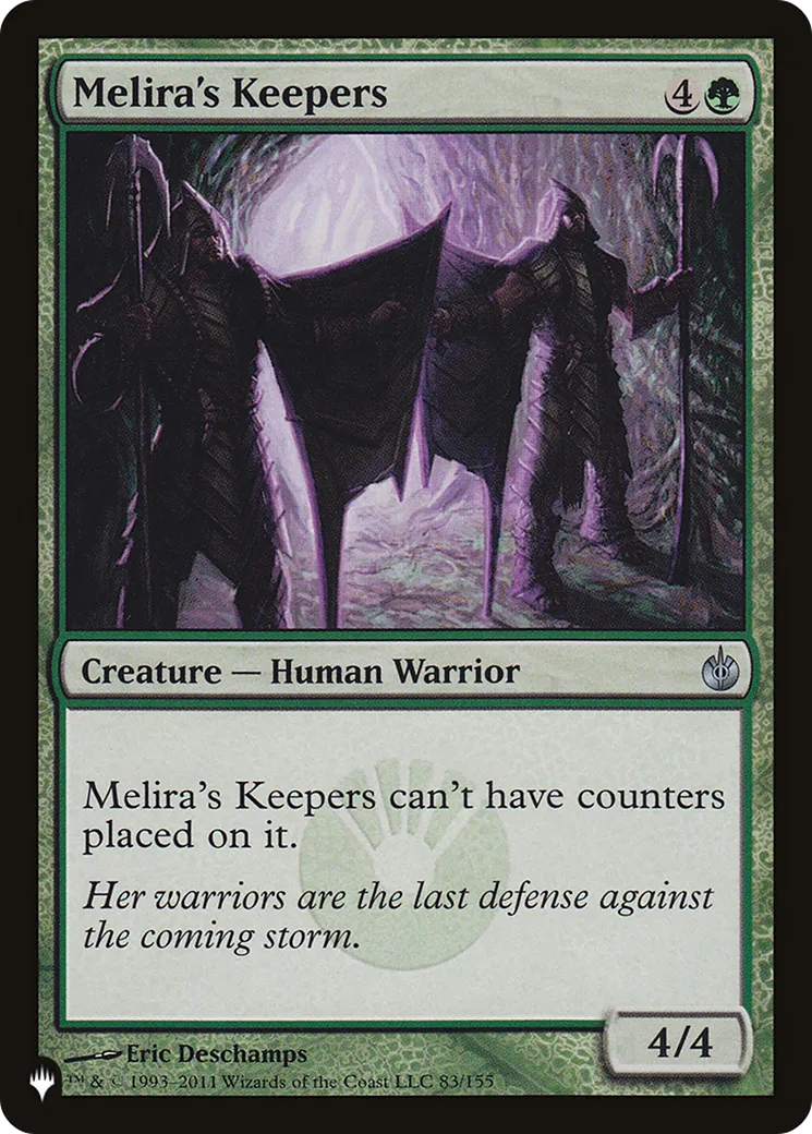 Gardiens de Melira — The List — Magic: The Gathering