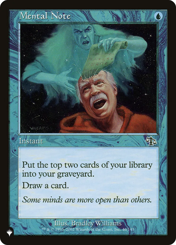 Note mentale — The List — Magic: The Gathering