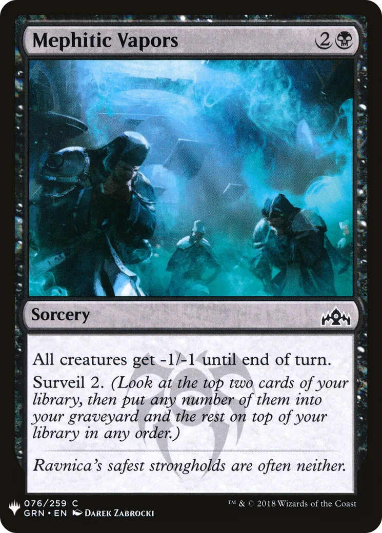 Vapeurs méphitiques — The List — Magic: The Gathering