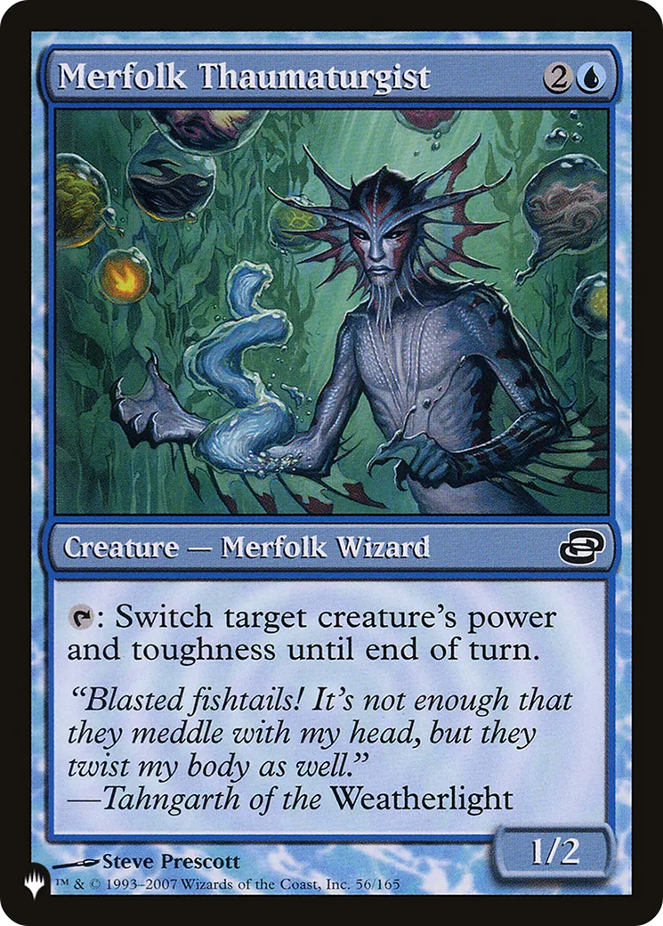 Merfolk Thaumaturgist — The List — Magic: The Gathering