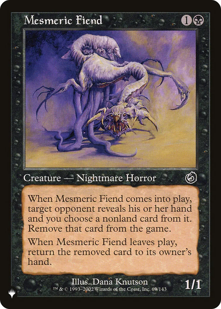 Fielleux mesmérien — The List — Magic: The Gathering
