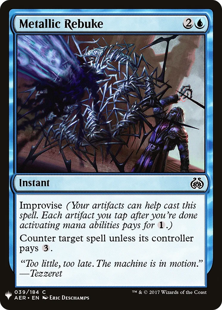 Metallic Rebuke — The List — Magic: The Gathering