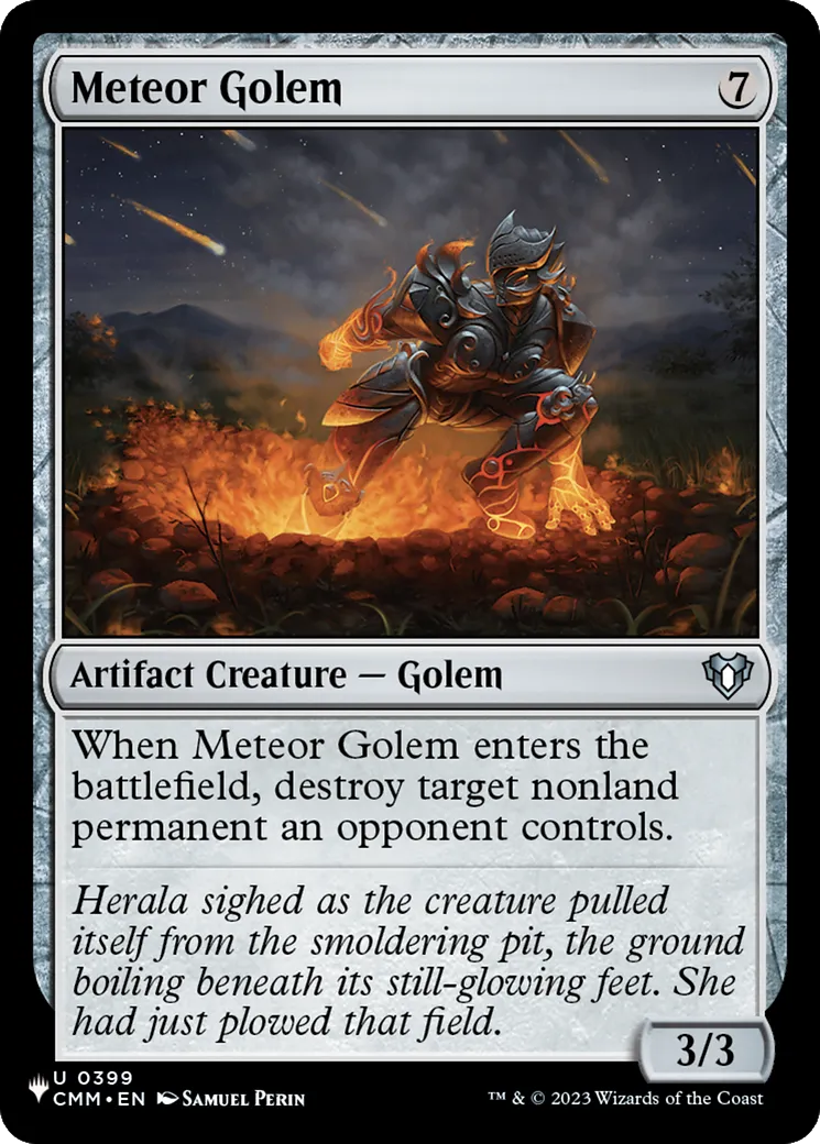 Meteor Golem — The List — Magic: The Gathering
