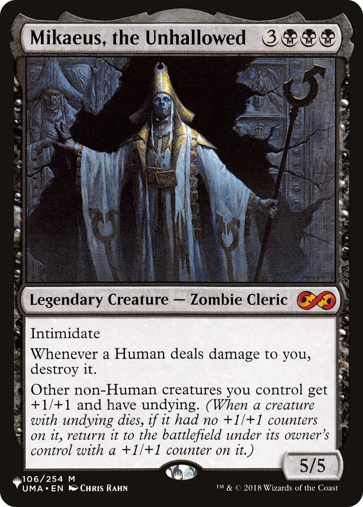 Mikaeus, le maudit — The List — Magic: The Gathering
