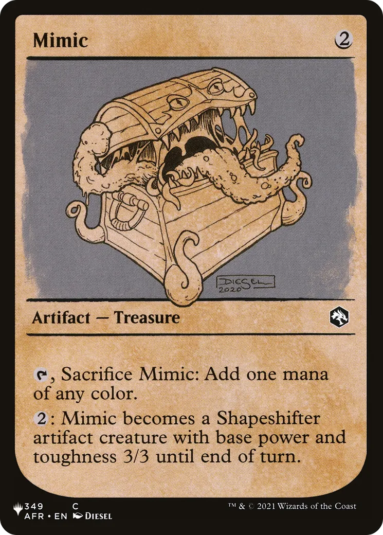 Mimique — The List — Magic: The Gathering