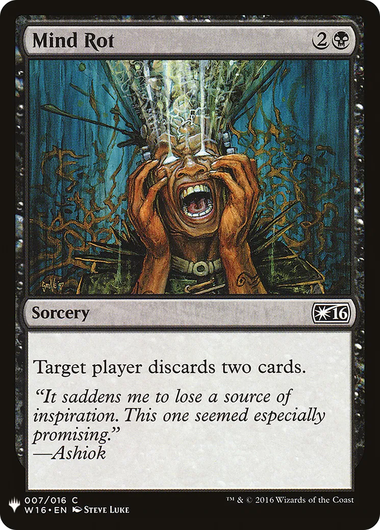 Mind Rot — The List — Magic: The Gathering