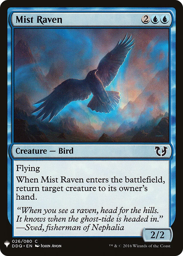 Mist Raven — The List — Magic: The Gathering