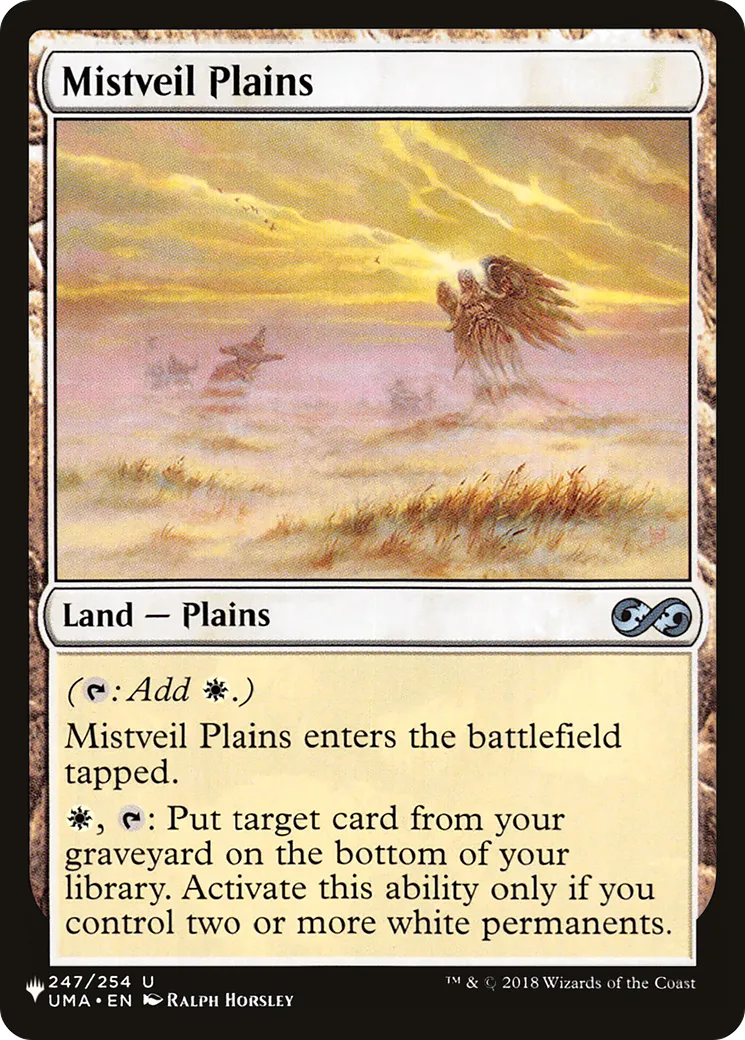 Mistveil Plains — The List — Magic: The Gathering