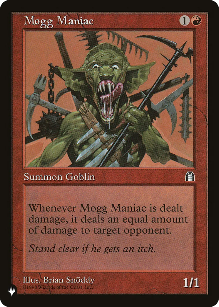 Maniaque mogg — The List — Magic: The Gathering
