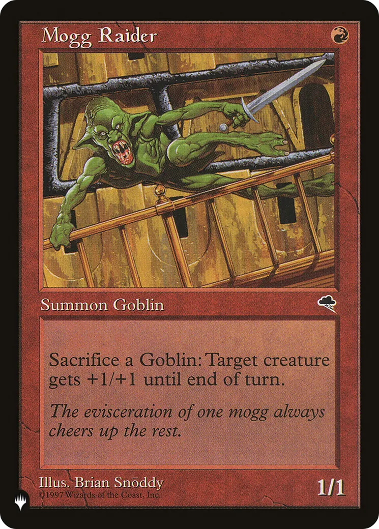 Maraudeur mogg — The List — Magic: The Gathering