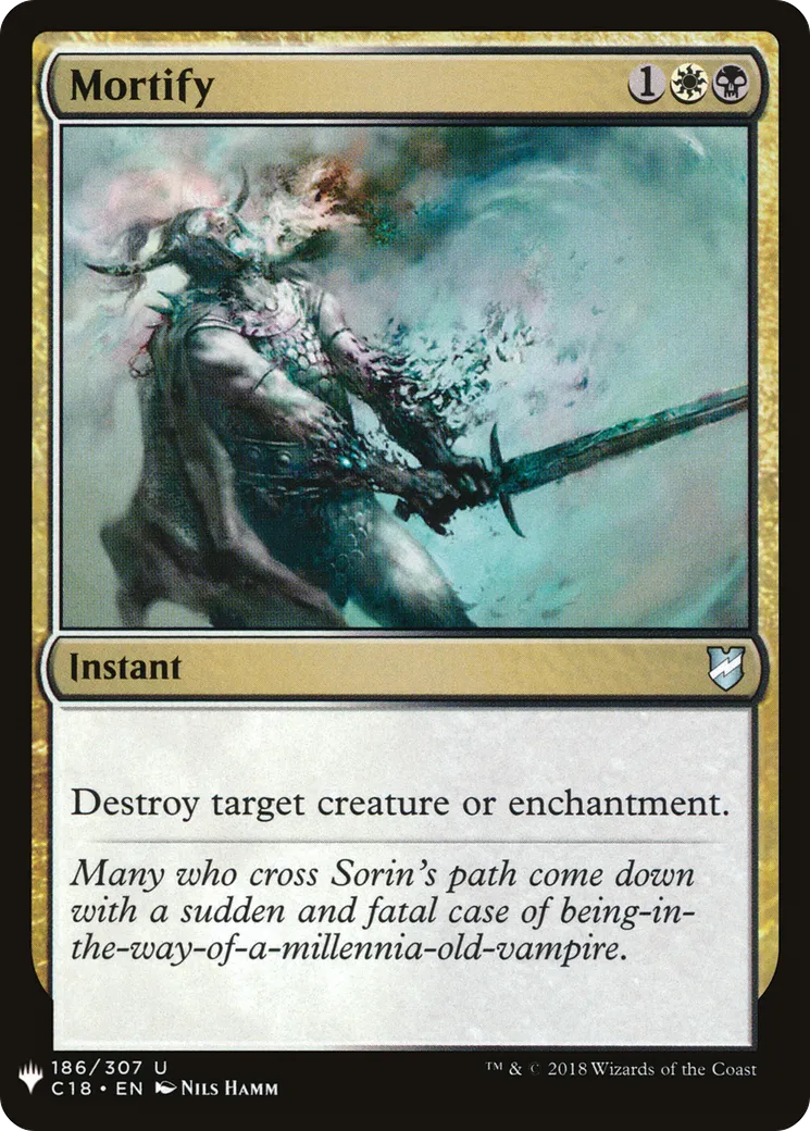 Mortification — The List — Magic: The Gathering