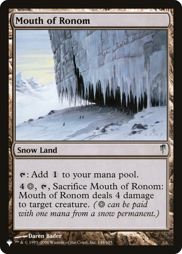 Mouth of Ronom — The List — Magic: The Gathering