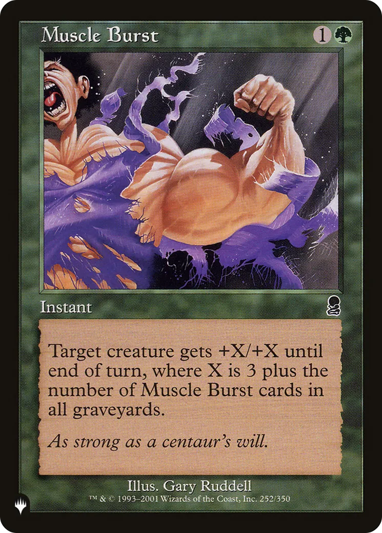 Muscle Burst — The List — Magic: The Gathering