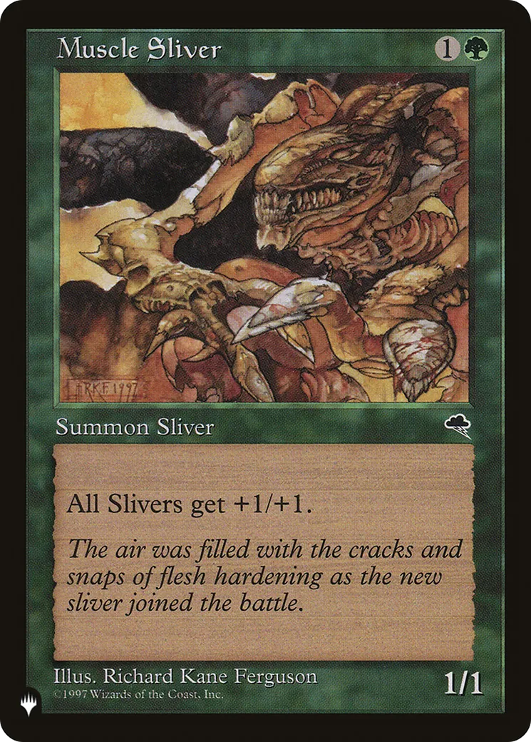 Muscle Sliver — The List — Magic: The Gathering