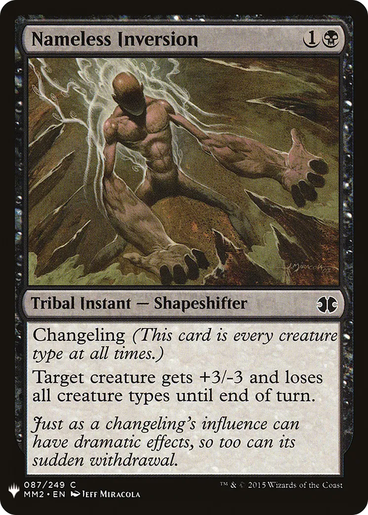 Nameless Inversion — The List — Magic: The Gathering