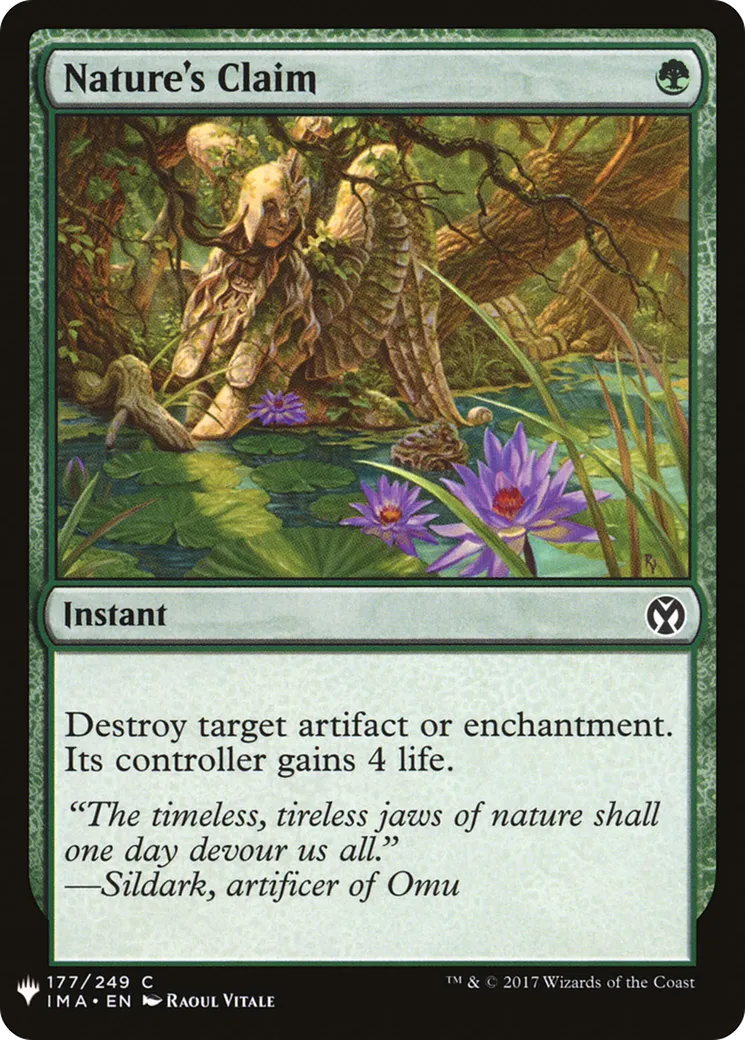 Nature's Claim — The List — Magic: The Gathering