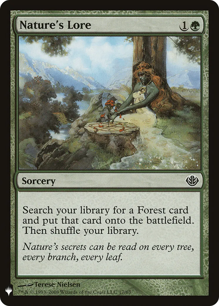 Sapience naturaliste — The List — Magic: The Gathering