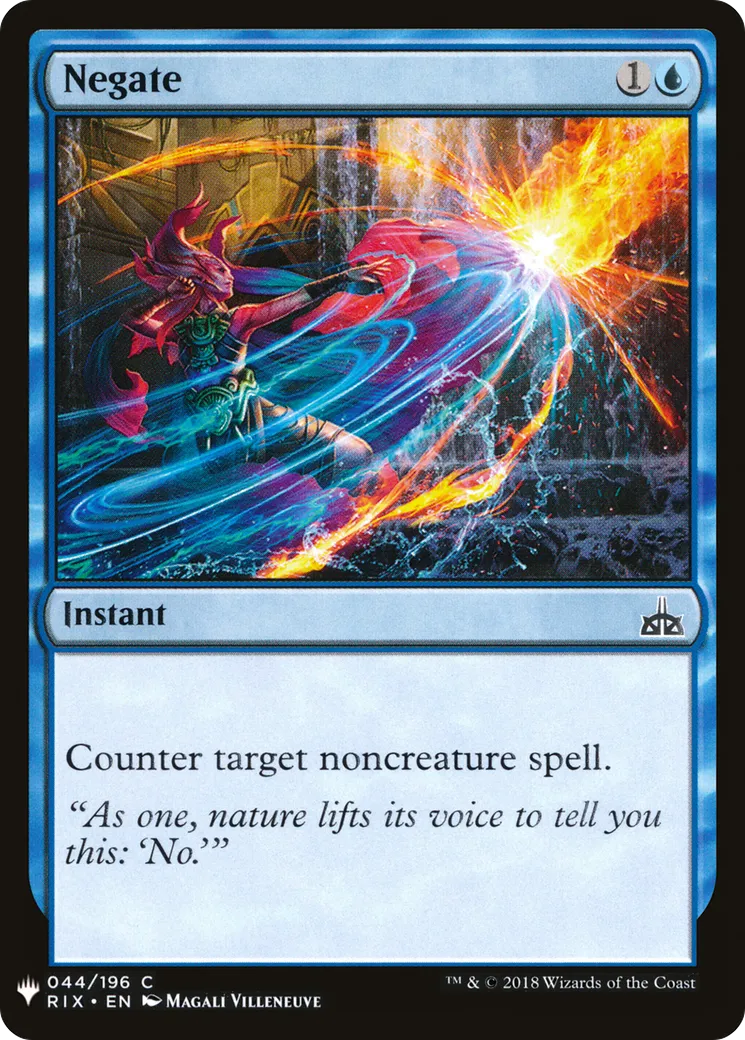 Négation — The List — Magic: The Gathering