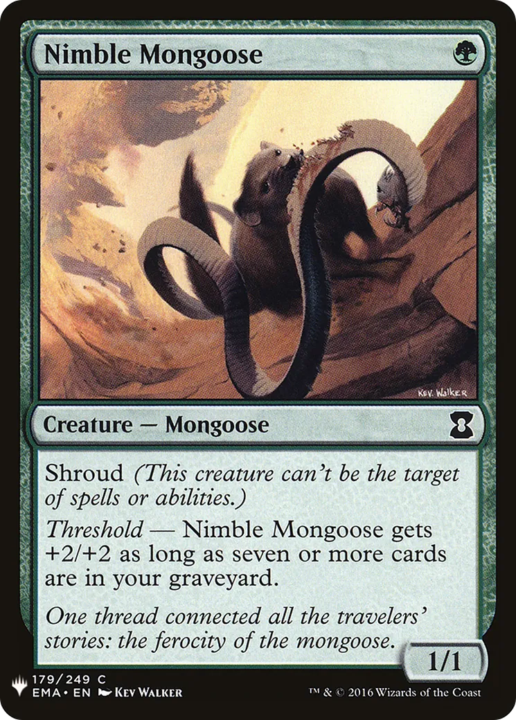 Mangouste agile — The List — Magic: The Gathering