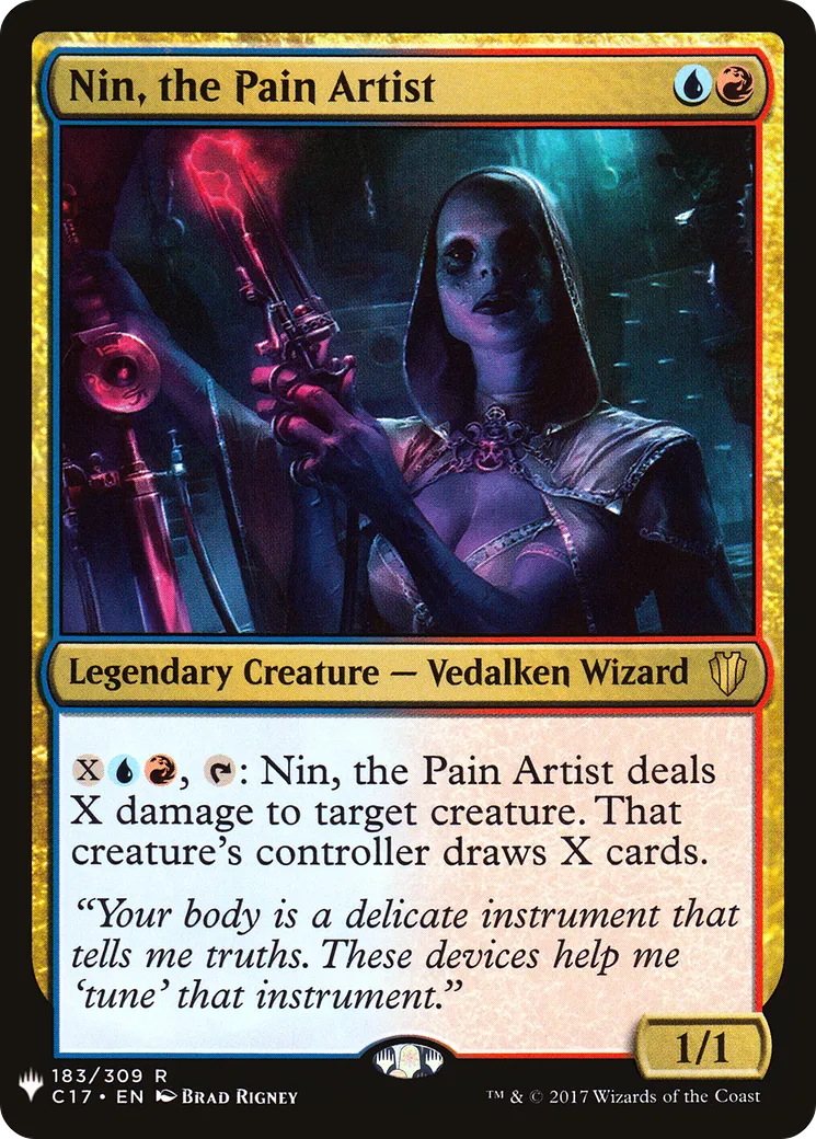 Nin, l'artiste en souffrances — The List — Magic: The Gathering