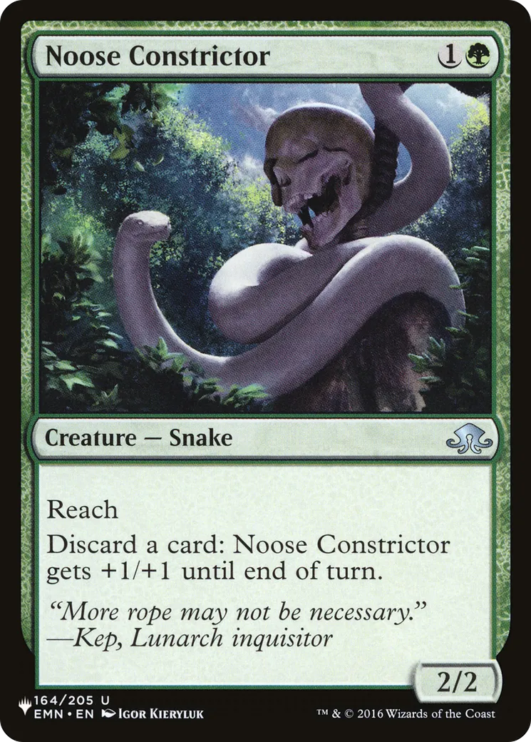 Constricteur de potence — The List — Magic: The Gathering