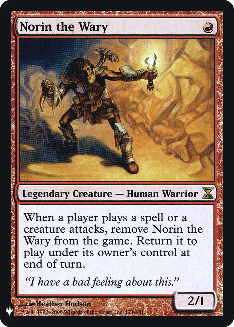 Norin the Wary — The List — Magic: The Gathering