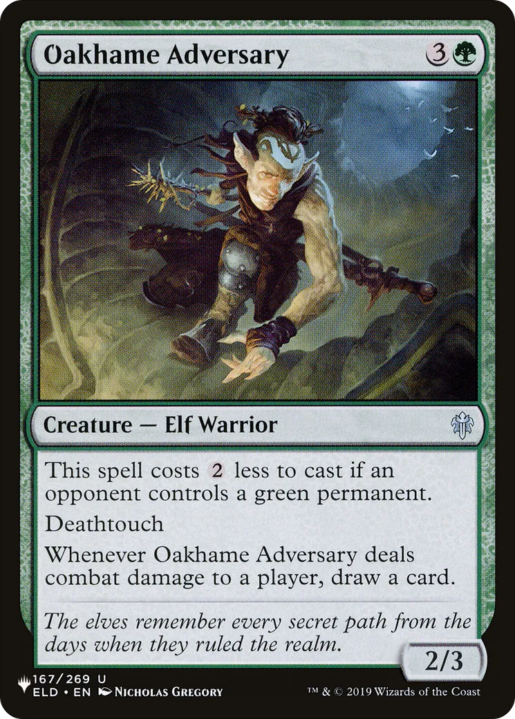 Adversaire de Gitechêne — The List — Magic: The Gathering