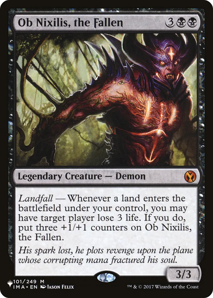 Ob Nixilis, the Fallen — The List — Magic: The Gathering