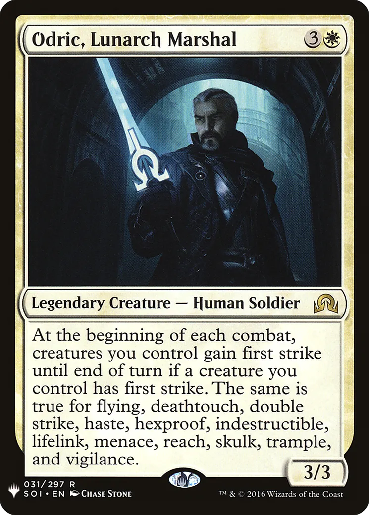 Odric, maréchal lunarque — The List — Magic: The Gathering