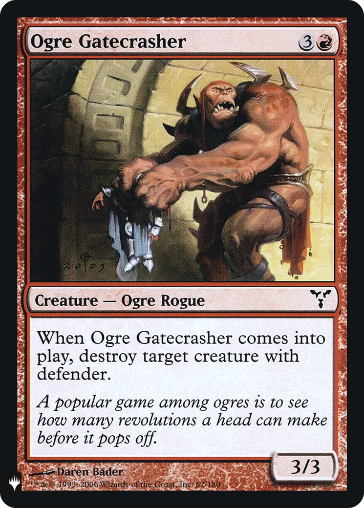 Resquilleur ogre — The List — Magic: The Gathering