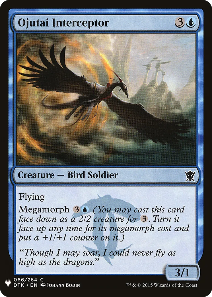 Ojutai Interceptor — The List — Magic: The Gathering