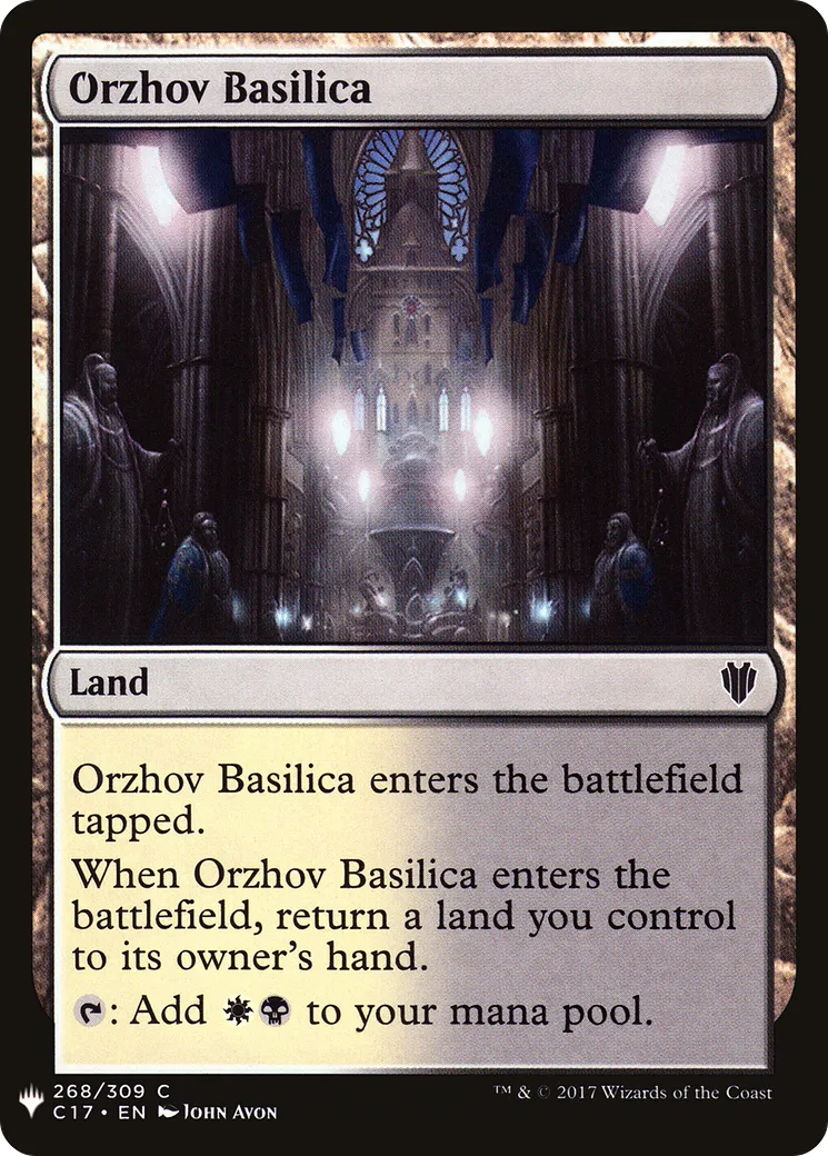 Basilique d'Orzhov — The List — Magic: The Gathering