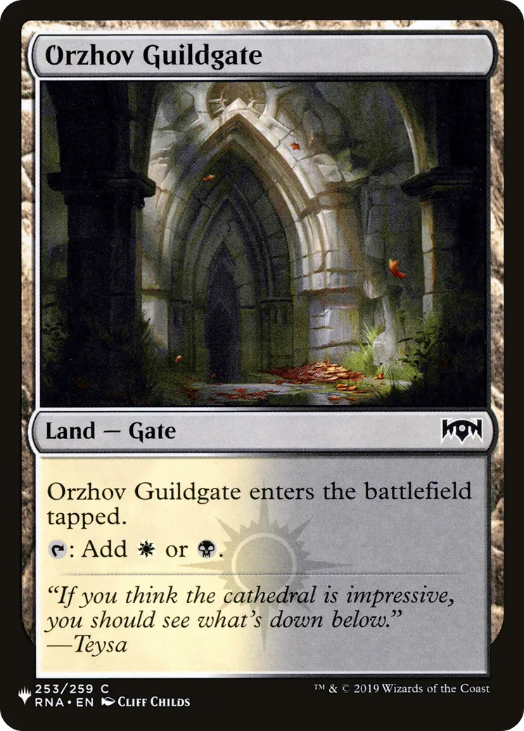 Orzhov Guildgate — The List — Magic: The Gathering