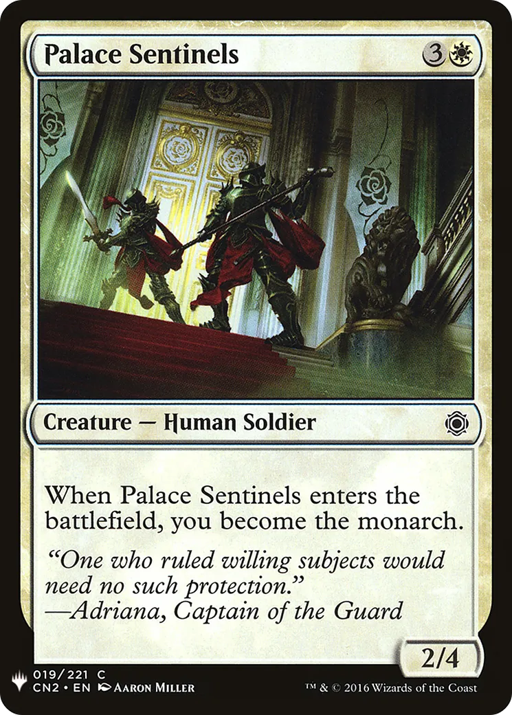 Sentinelles du palais — The List — Magic: The Gathering