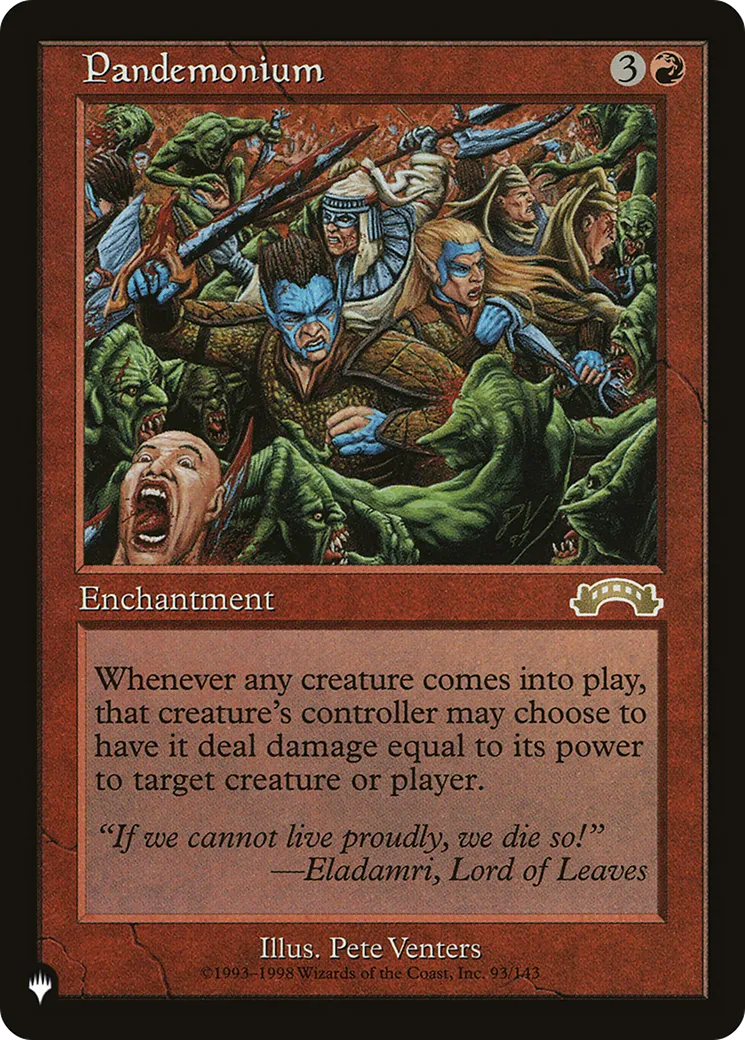 Pandemonium — The List — Magic: The Gathering