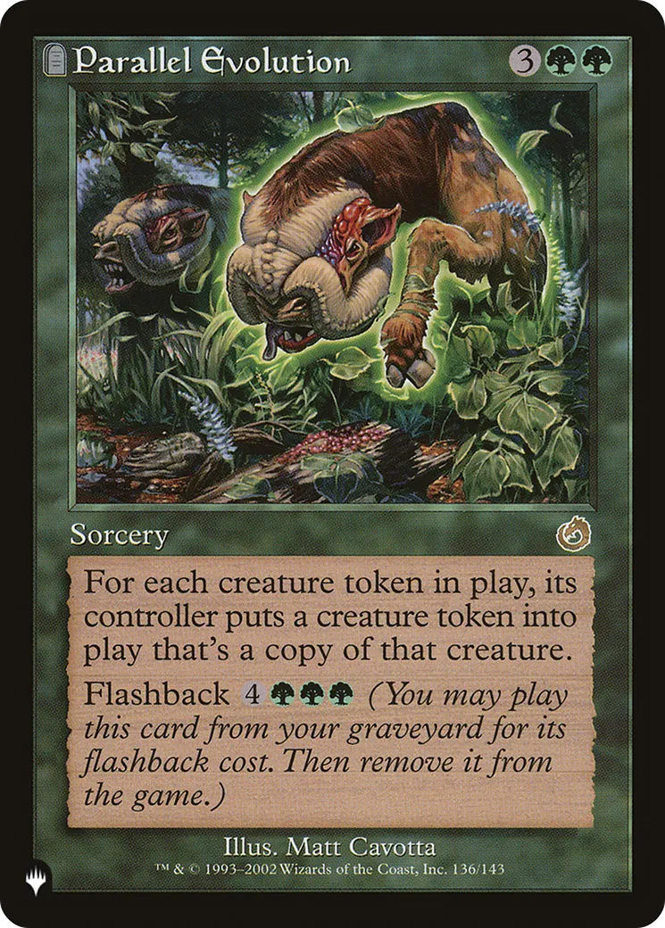 Parallel Evolution — The List — Magic: The Gathering
